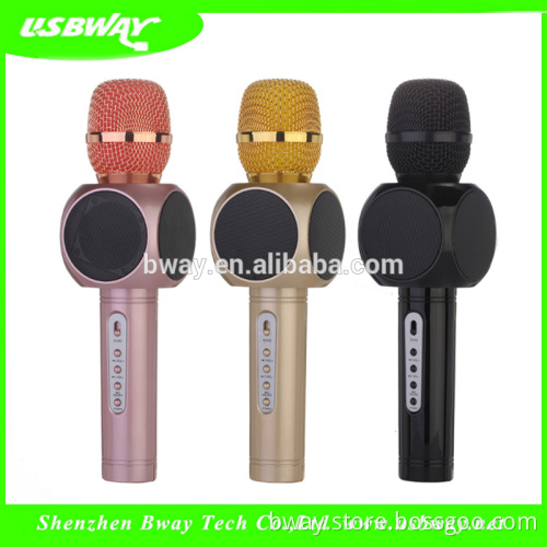 2017 Chinese mini portable wireless karaoke microphone bluetooth machine for outdoor party and meeting